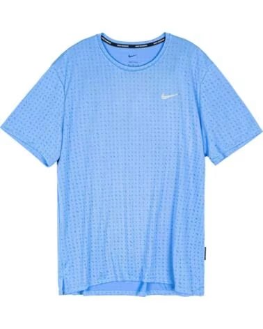 NIKE CAMISETA MILER BREATHE MANGA CORTA HOMBRE BLUE