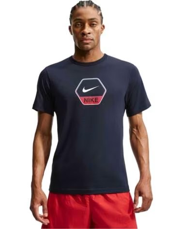 NIKE CAMISETA IQ0471-451 DE MANGA CORTA AZUL PARA HOMBRE 451