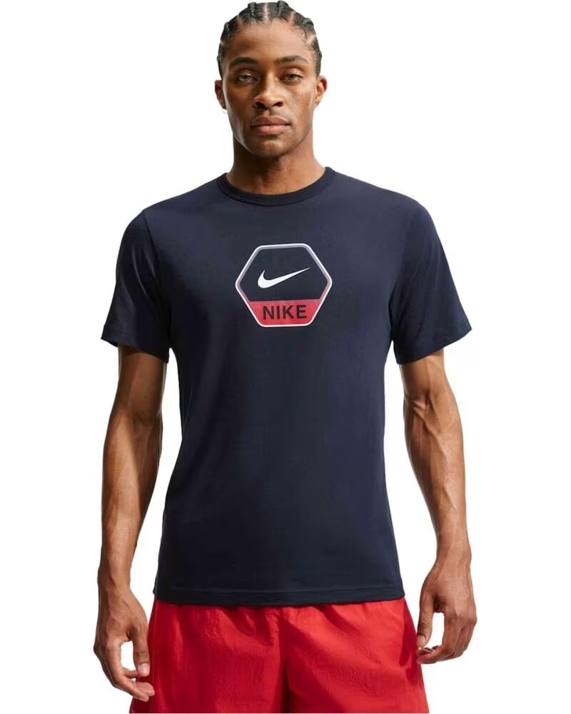 NIKE CAMISETA IQ0471-451 DE MANGA CORTA AZUL PARA HOMBRE 451