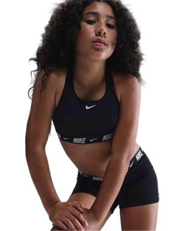 NIKE RACERBACK BIKINI-SET FÜR MÄDCHEN BLACK
