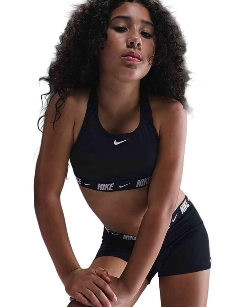 NIKE RACERBACK BIKINI-SET FÜR MÄDCHEN BLACK