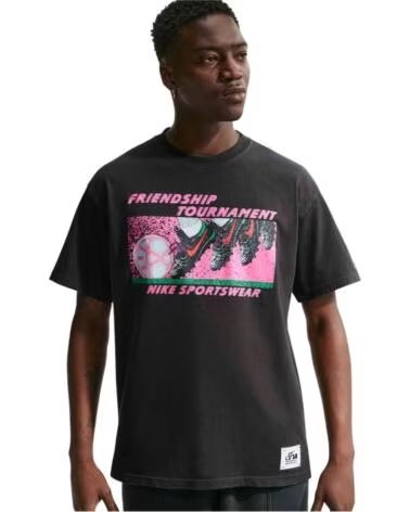NIKE CAMISETA NSW LSE CELEB FB 2 IR5773-145 HOMBRE T SHIRT NEGRO