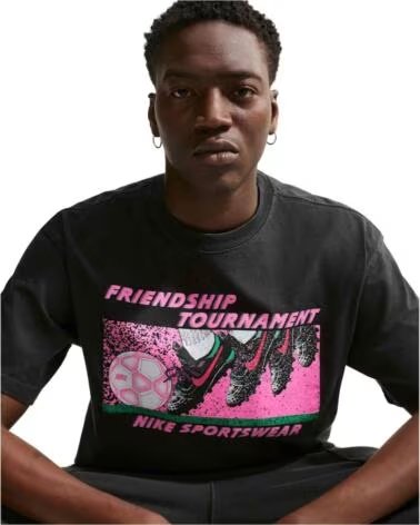 NIKE CAMISETA NSW LSE CELEB FB 2 IR5773-145 HOMBRE T SHIRT NEGRO