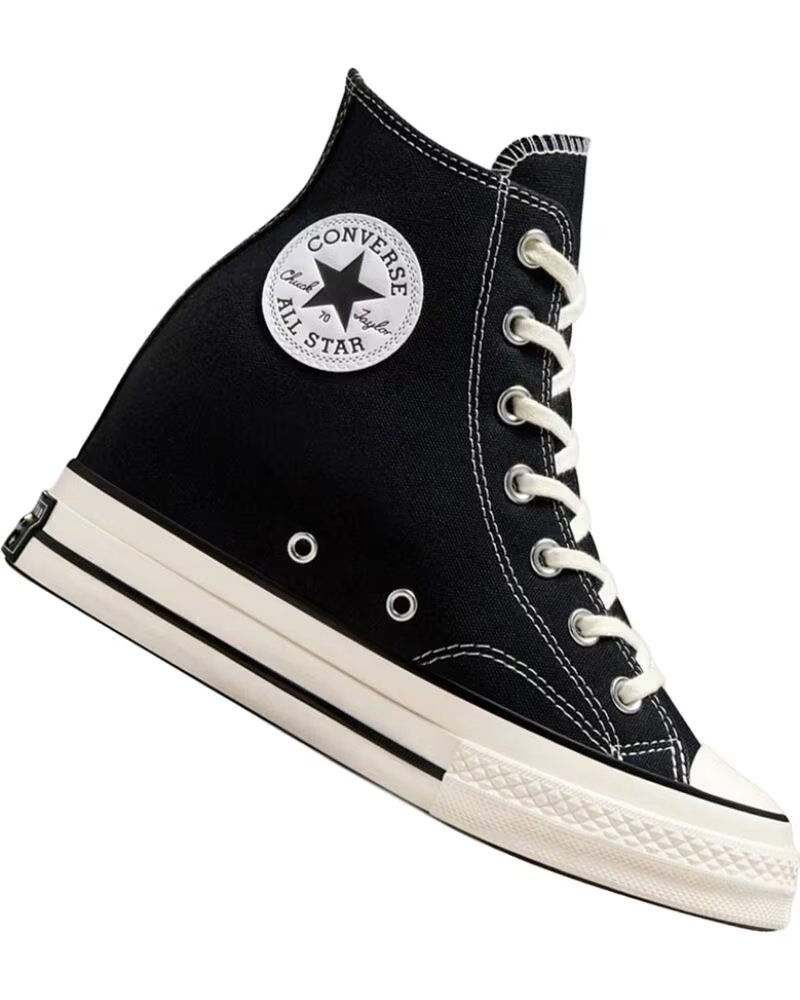 CONVERSE CHUCK 70 WEDGE HI NEGRO