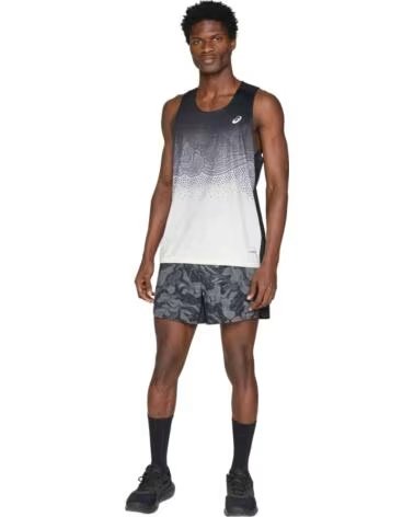 ASICS 2011D522 PERFORMANCE TANKTOP BLACK-CREAM
