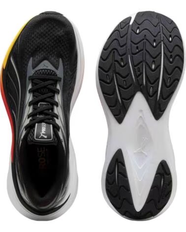 PUMA CHAUSSURES DE RUNNING MAXIMA PRO UNISEXE BLACK-PUMA RED-YELLO