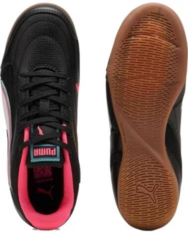 PUMA CHAUSSURES TRUCO IV 108970-02 POUR ENFANT BLACK-PURE PINK-B