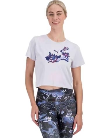 PUMA T-SHIRT W LEAGUE GRAPHIC À MANCHES COURTES POUR FEMME LAVENDER POP