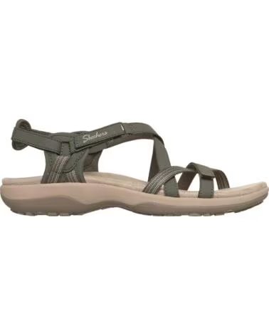 SKECHERS REGGAE SLIM SUN ARRAY WOMEN´S SANDALS OLIVE MITOBUCK-WEBBING