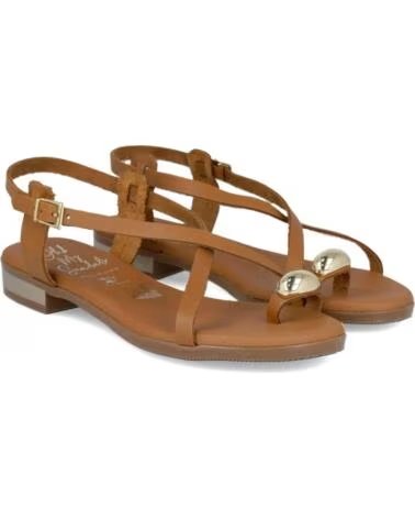 OH MY SANDALS SANDALIAS 070-251134 EN MARRON PARA MUJER ROBLE