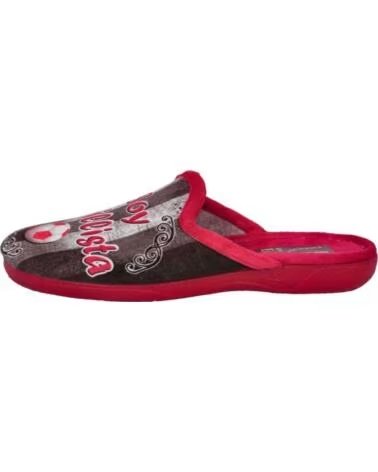 L&R SHOES CHINELOS DE CASA LR 070-946440 UNISSEX VERMELHO ROJO