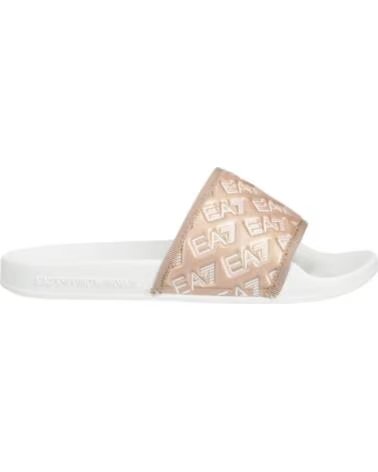 ARMANI EA7 CHINELOS EMPORIO XCP010 XK340 N341 WHITE ROSE GOLD WHITEROSE