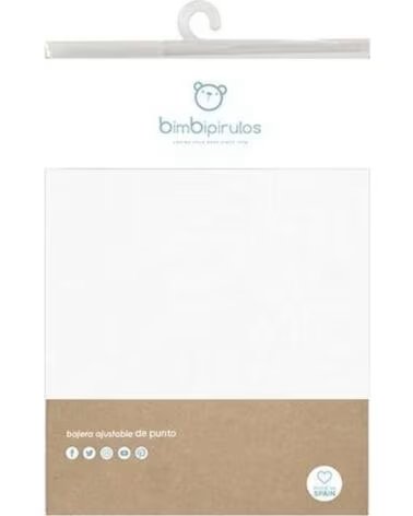 COIMASA DRAP-HOUSSE AJUSTABLE EN JERSEY POUR BÉBÉ BLANC BLANCO