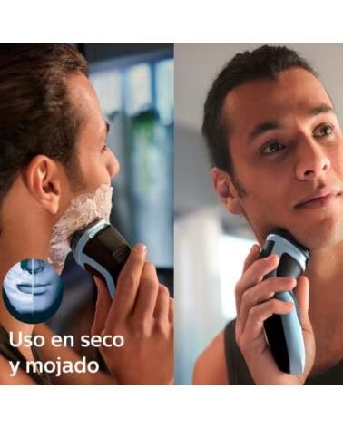 PHILIPS Afeitadora Shaver Series 3000X X3003-00- con Bateria- 2 Accesorios