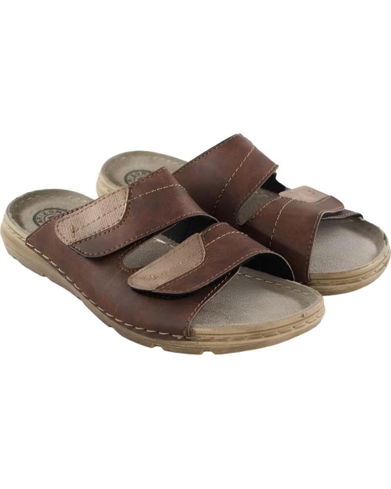SEVILLAS Sandalia piel extra-confort BDA8012 MARRON