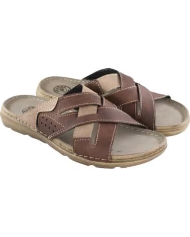 SEVILLAS Sandalia piel extra-confort BDA8014 MARRON