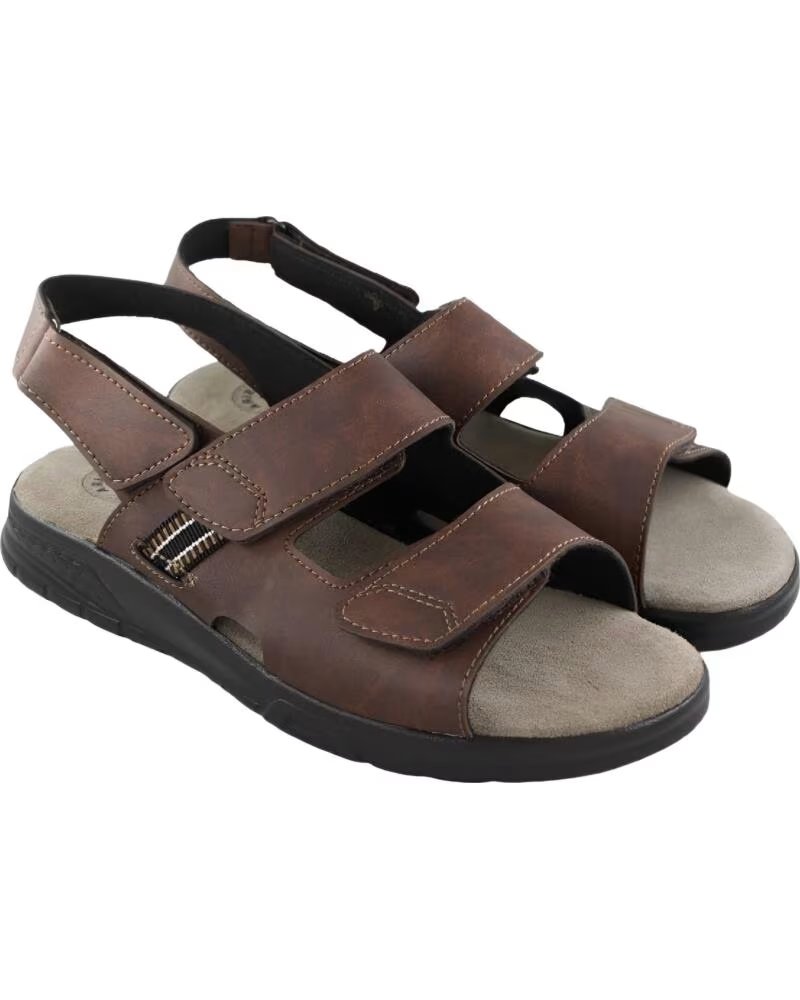 SEVILLAS Sandalia piel extra-confort BDA7902 MARRON