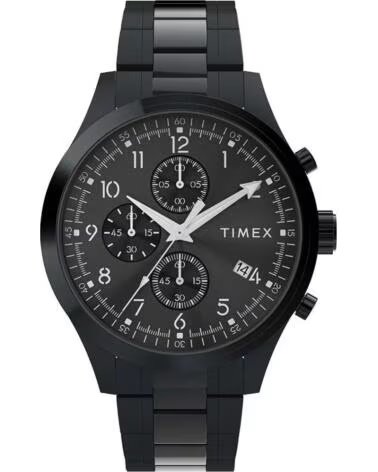 TIMEX RELOJ TW2Y01600 CRONÓGRAFO NEGRO