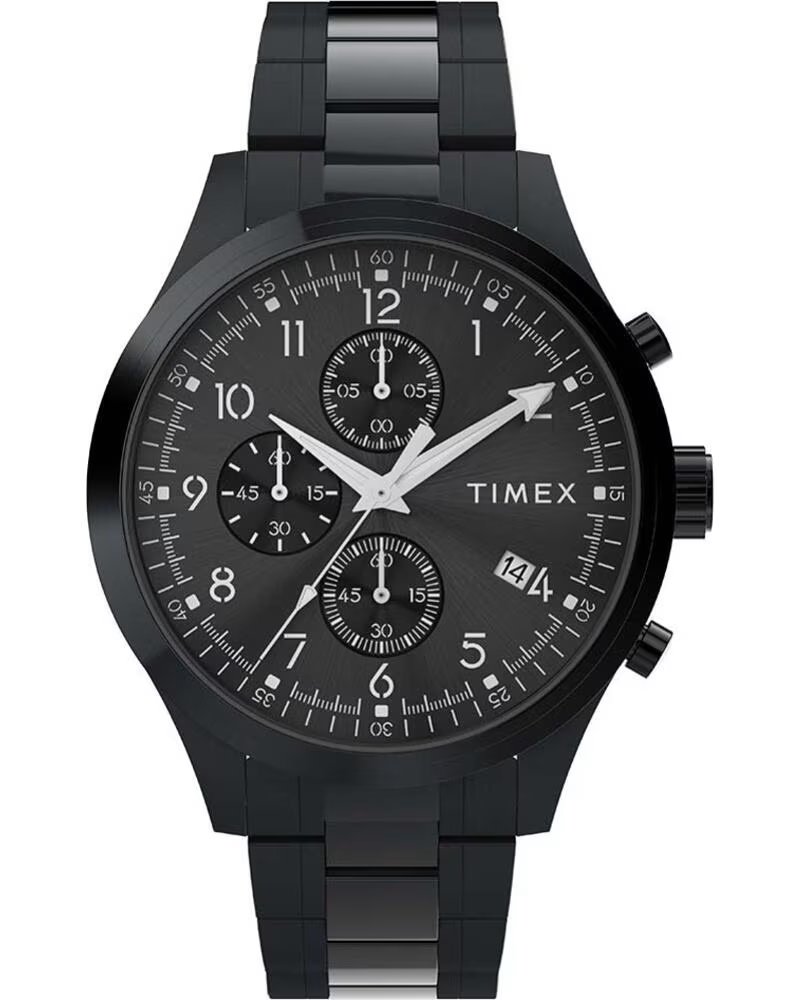 TIMEX RELOJ TW2Y01600 CRONÓGRAFO NEGRO