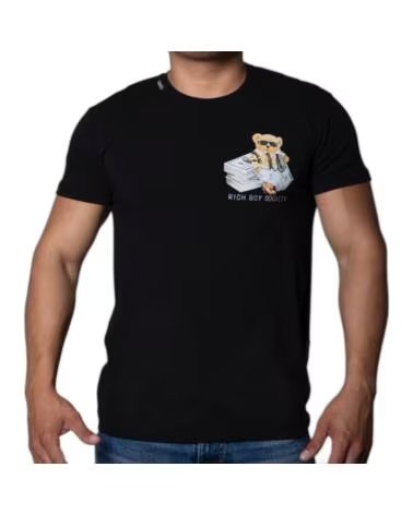 OVDS OVERDOSE Camiseta OVDS Osito Rich Negra