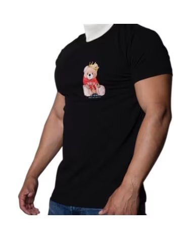 OVDS OVERDOSE Camiseta OVDS Osito King Negra