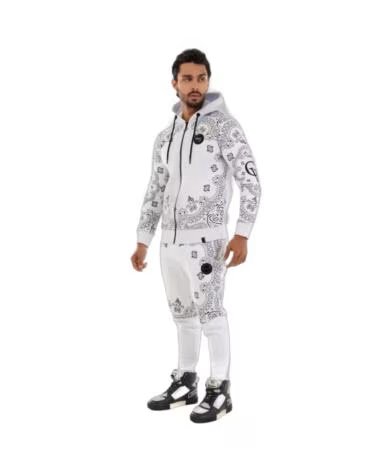 GEORGE V PARIS Chandal Estampado Rock Bandana Blanco