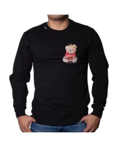 OVDS OVERDOSE Sudadera OVDS Osito King Negra