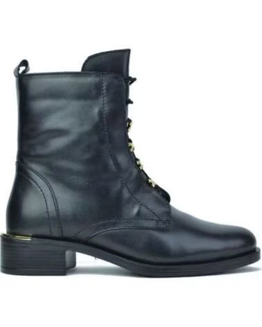 CARAMELO BOTINES DE MUJER CAR2412-11 PIEL NEGRO NEGROPIEL