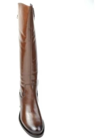 CARAMELO STIVALI ALTI DA DONNA CAR513-13 IN PELLE MARRONE PIEL CAFEPIEL CAFE