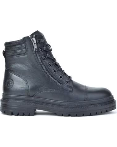BOTTES HOMME KANGAROOS 503-11 EN CUIR PIEL NEGROPIEL NEGRO