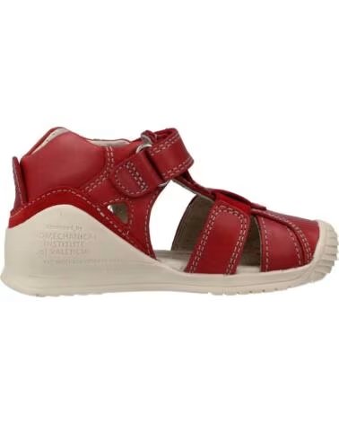 BIOMECANICS KINDERSANDALEN MODELL 202140 AUS ROTEM LEDER ROJO