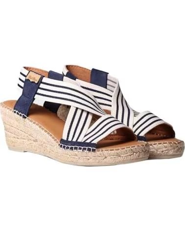 TONI PONS ALPARGATAS MUJER MODELO 107486 COLOR AZUL CRU-MARI
