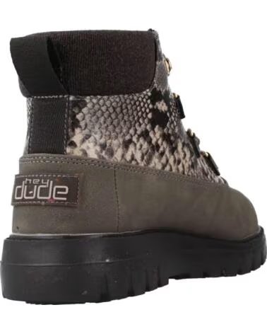 HEY DUDE BOTINES MUJER TONYA ECO SHIELD ANIMAL PRINT CHOCOLATE
