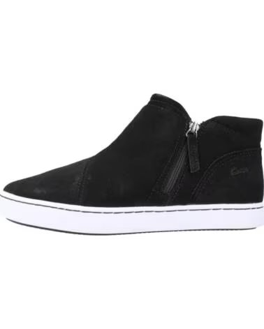 CLARKS BASKETS CATWICK ZIP NOIR BLACK