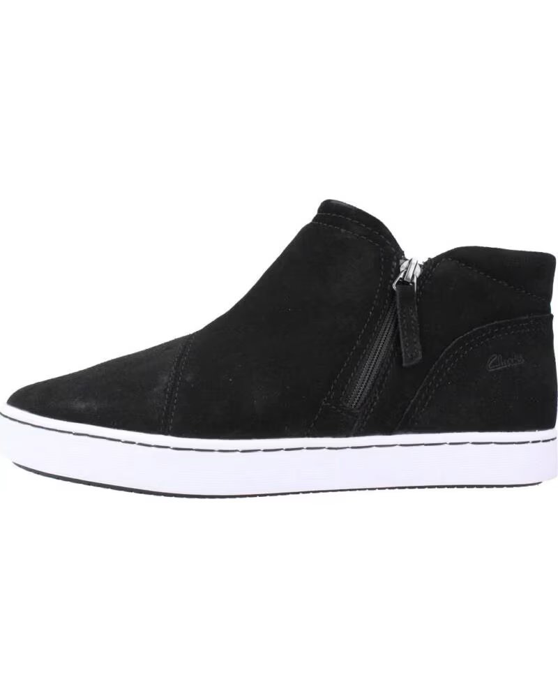CLARKS BASKETS CATWICK ZIP NOIR BLACK