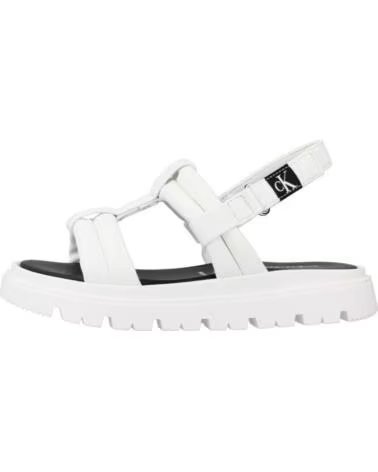 CALVIN KLEIN SANDALIAS NIÑA 1000091375 MODELO V4A280514 BLANCO WHITE
