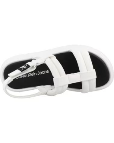 CALVIN KLEIN SANDALIAS NIÑA 1000091375 MODELO V4A280514 BLANCO WHITE