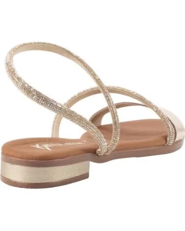 KESLEM SANDALIAS 5861 PLATINO CON TIRAS BRILLANTES