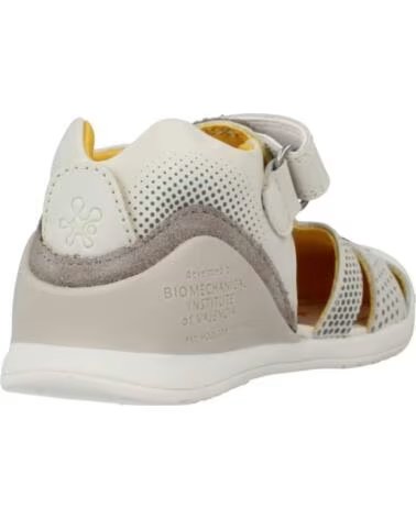 BIOMECANICS SANDALEN MODELL 232150B AUS LEDER FARBE WEISS BLANCO