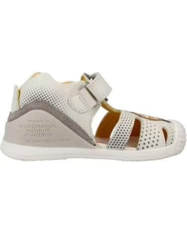 BIOMECANICS SANDALEN MODELL 232150B AUS LEDER FARBE WEISS BLANCO