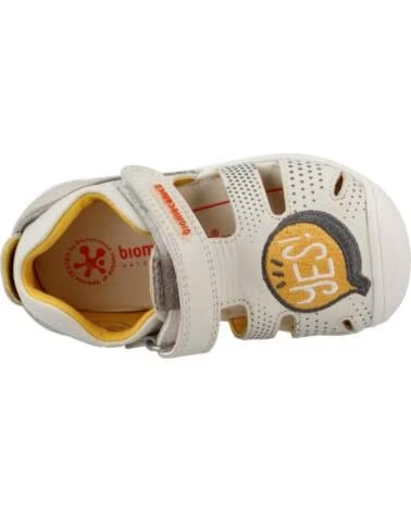 BIOMECANICS SANDALEN MODELL 232150B AUS LEDER FARBE WEISS BLANCO