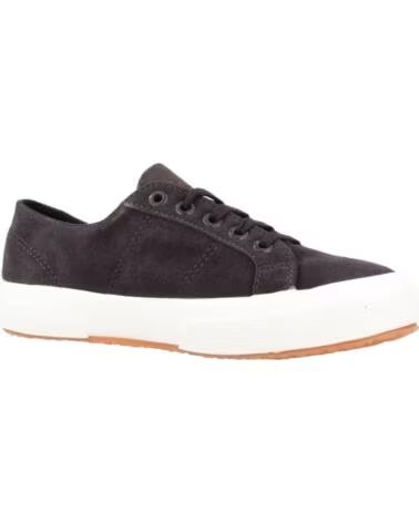 SUPERGA SNEAKERS DONNA BRISTOL CROSTA DI PELLE NERO AI5BLACK