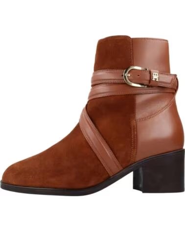 TOMMY HILFIGER BOTTINES 1000103797 ELEVATED ESS THERMO MIDH MARRON FEMME GTU