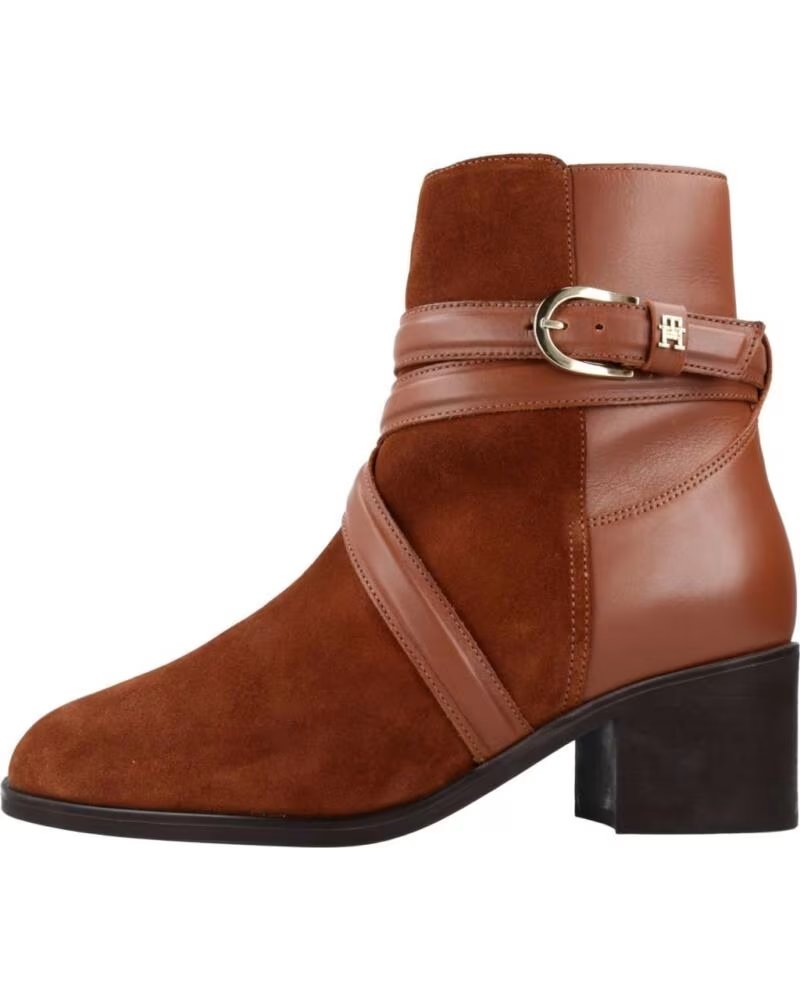 TOMMY HILFIGER BOTTINES 1000103797 ELEVATED ESS THERMO MIDH MARRON FEMME GTU