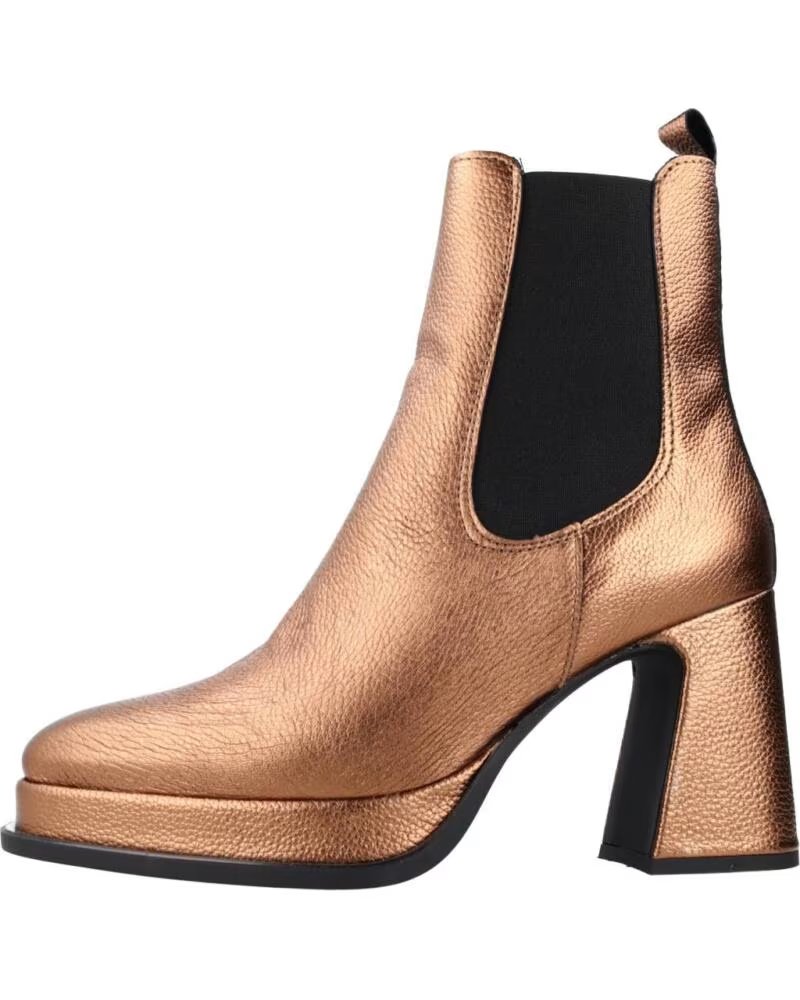 ALPE IDANNA 4 BOTINES DE PIEL ORO BRONCE BRONZO