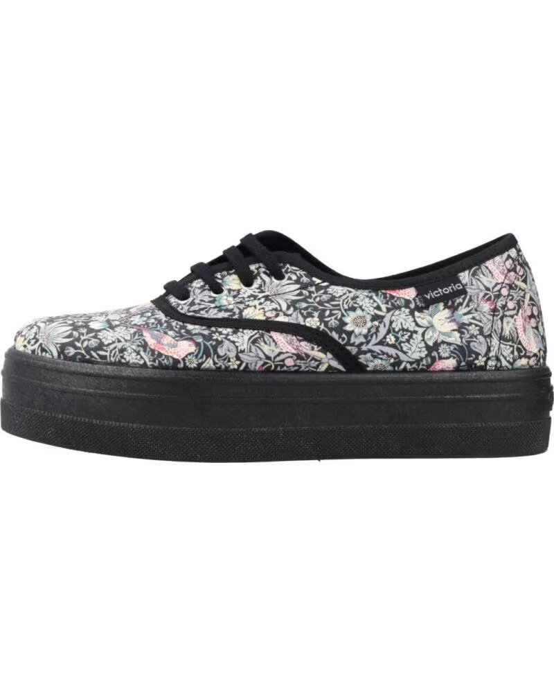 VICTORIA ZAPATILLAS MUJER MODELO 109229V FLORAL NEGRO