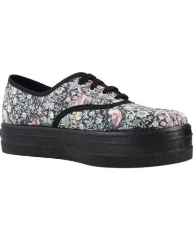 VICTORIA ZAPATILLAS MUJER MODELO 109229V FLORAL NEGRO