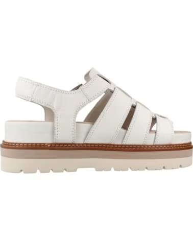 CLARKS SANDALI CON PIATTAFORMA ORIANNA TWIST BIANCO DONNA WHITE