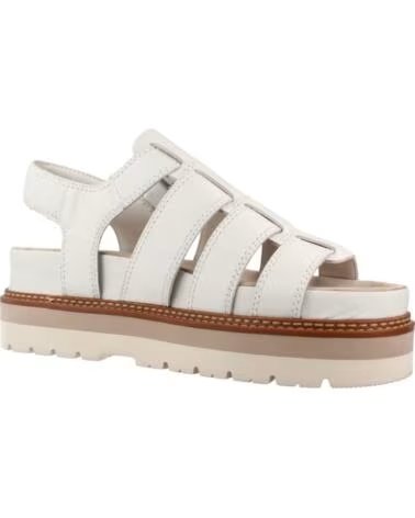 CLARKS SANDALI CON PIATTAFORMA ORIANNA TWIST BIANCO DONNA WHITE