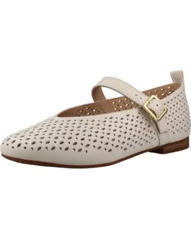 CLARKS BALLERINES POUR FEMME FAWNA JANE EN CUIR CREAM